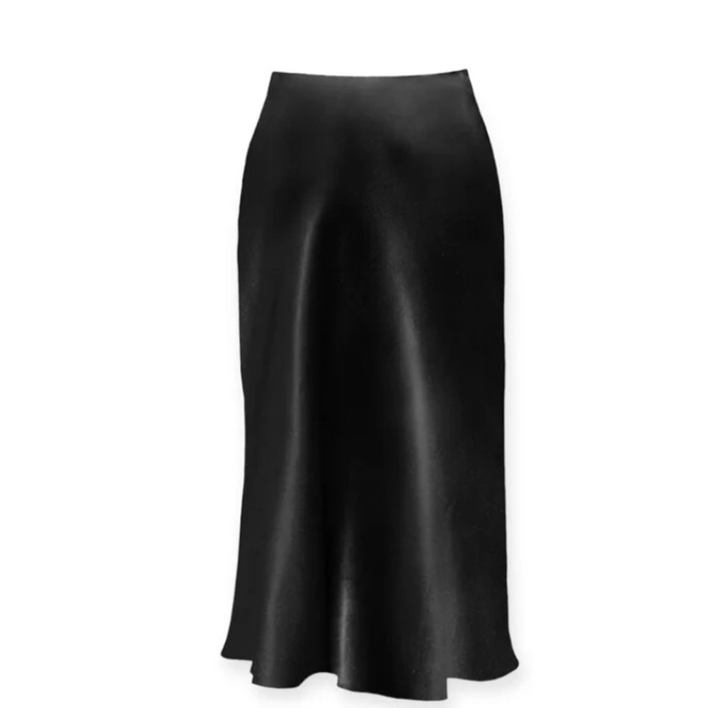 NWOT Black MIDI Skirt | Size Large
